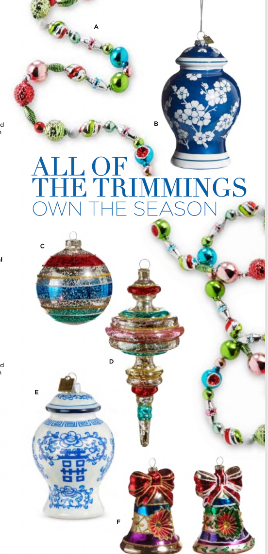 7" Vintage Beaded Garland