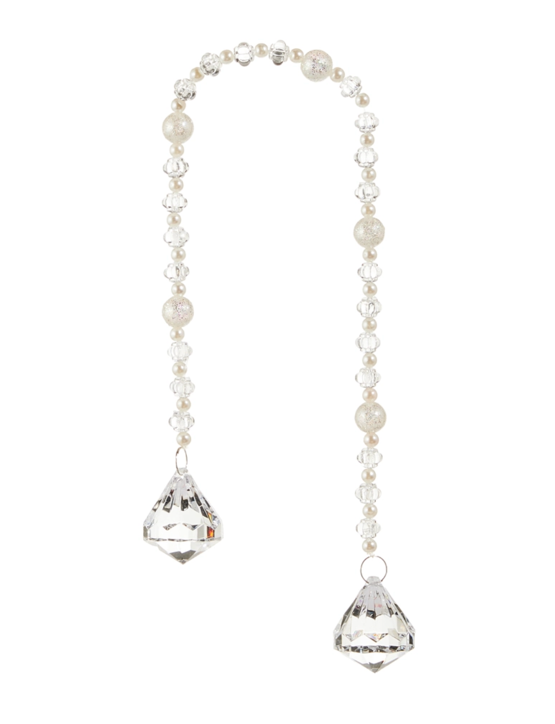 18" Crystal Bead Drop Garland