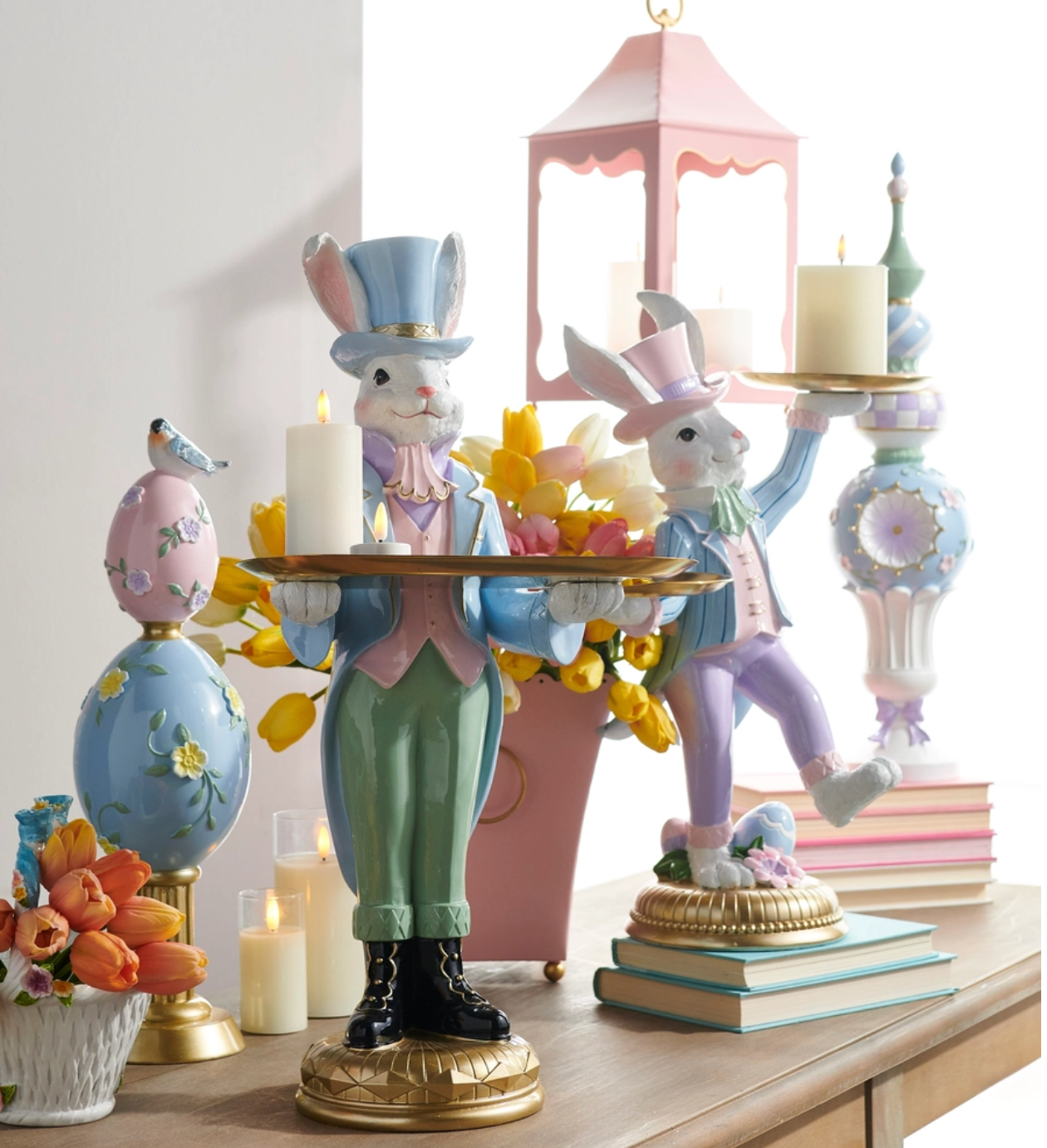 24" Pastel Easter Finial