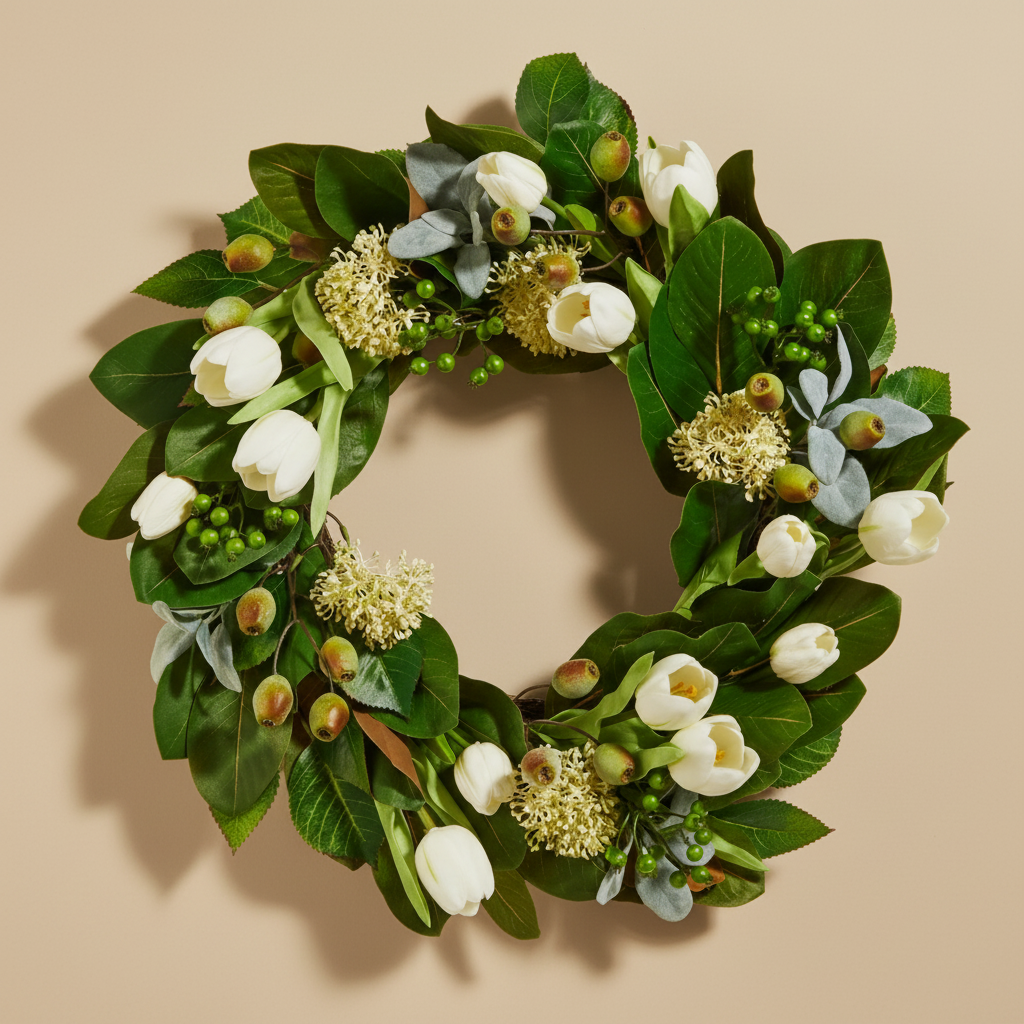 Garden Estate Tulip Wreath