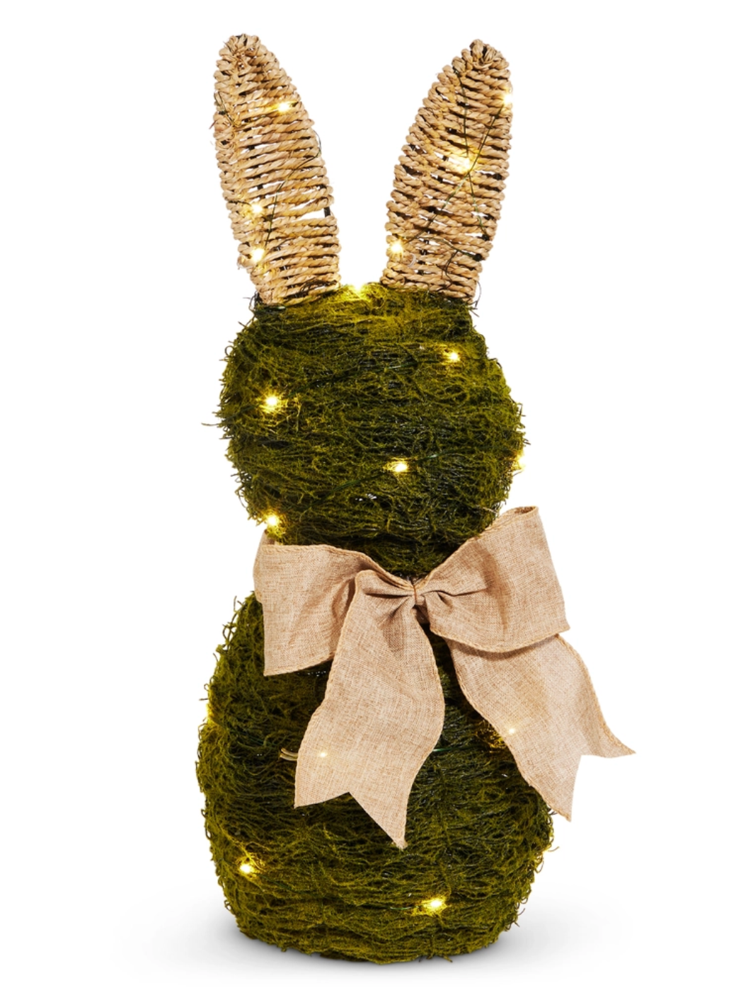 Moss & Rattan Light Bunnies - Two Sizes
