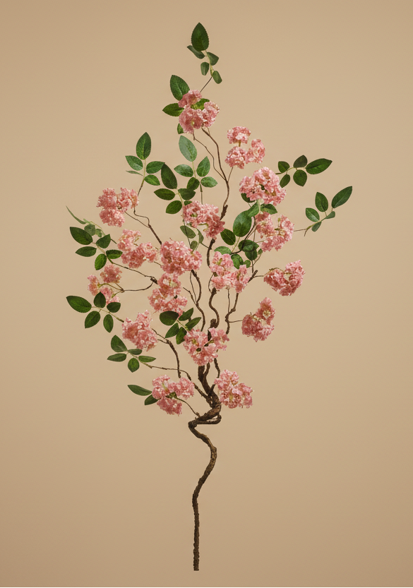 41" Pink Blossom Branch