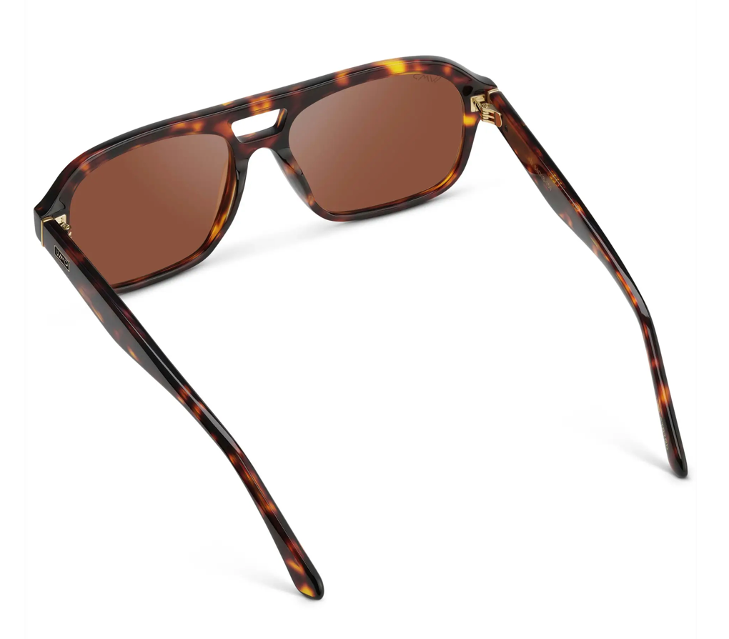 Ember Double Bridge Aviator Sunglasses - Two Colors