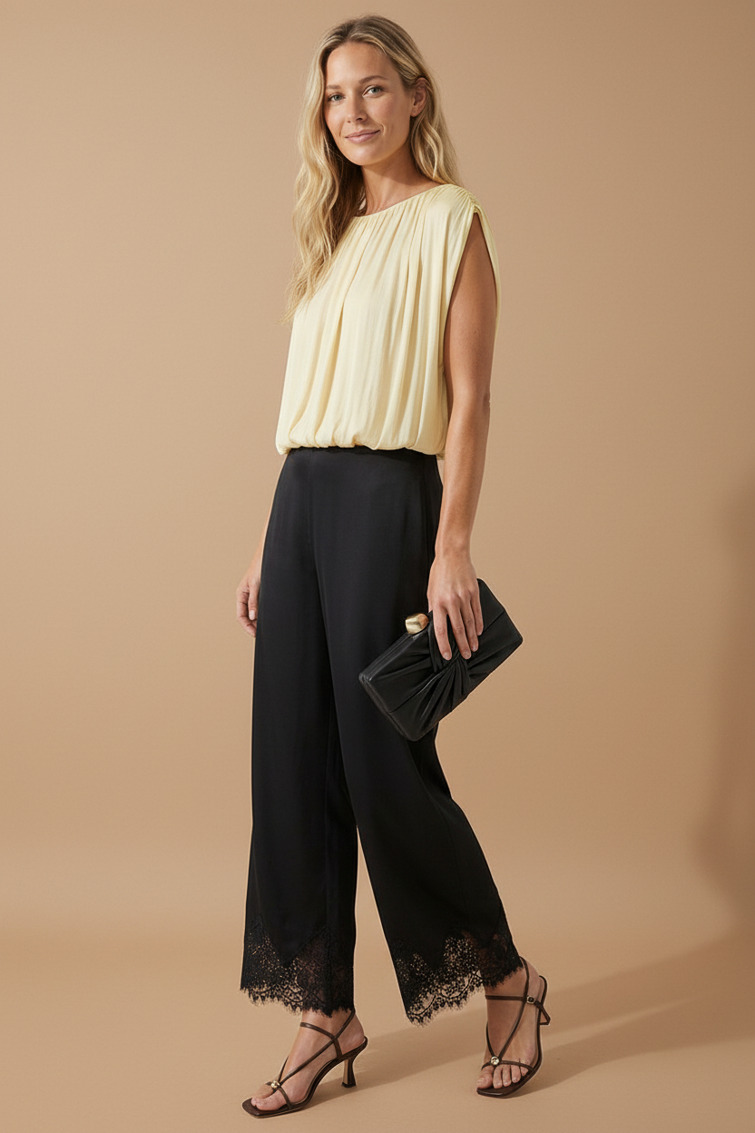 Izzy Grecian Drape Blouse - Two Colors
