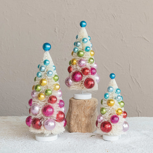 Rainbow Reverie Ball Ornament Trees