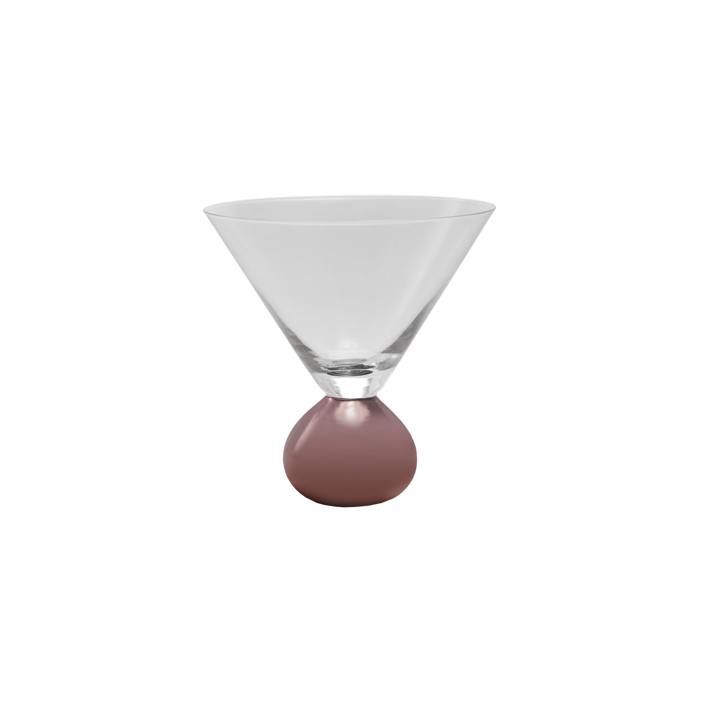 12 oz. Metallic Martini Glass - Two Colors