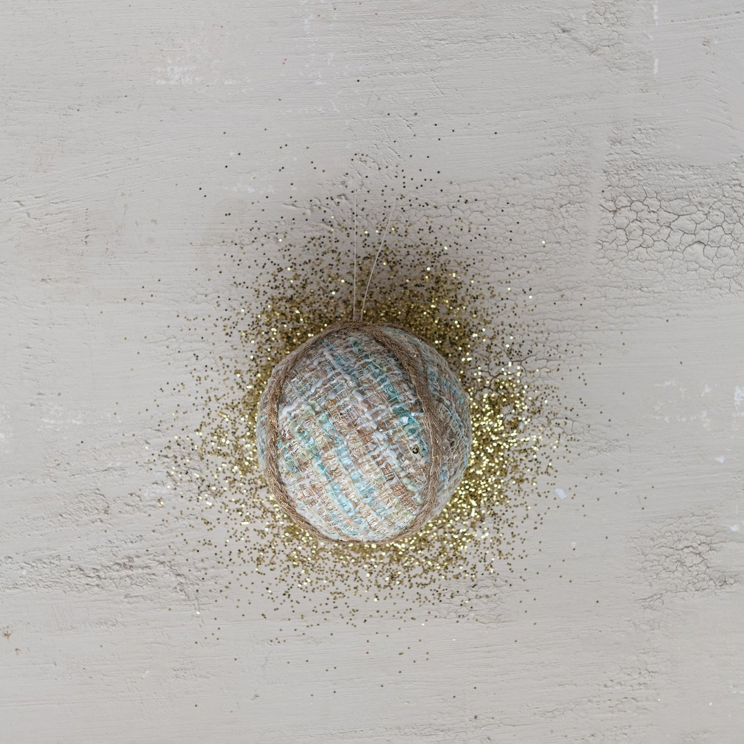 Ambrosia Tweed Ball Ornament