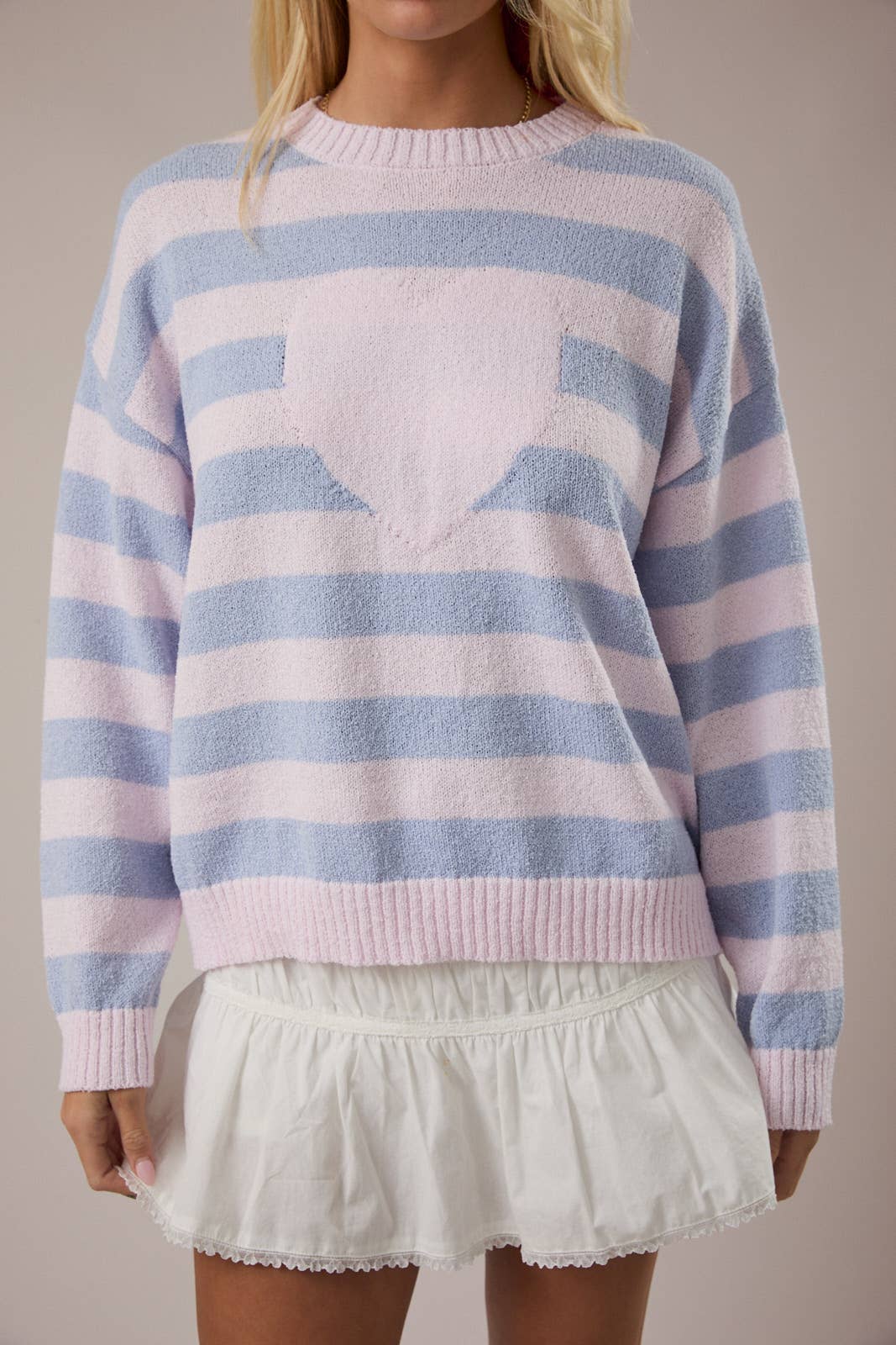 Juliet Heart Crew Sweater