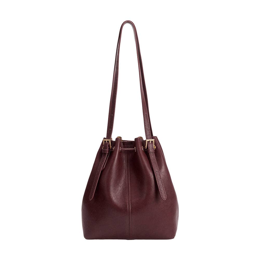 Sasha Bucket Bag - Bordeaux