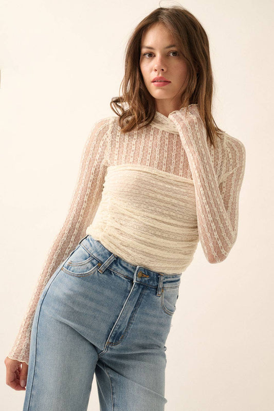 Emilia Floral Lace Bodysuit- Two Colors