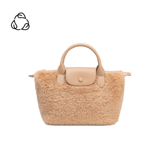 Winnie Fur Top Handle Bag
