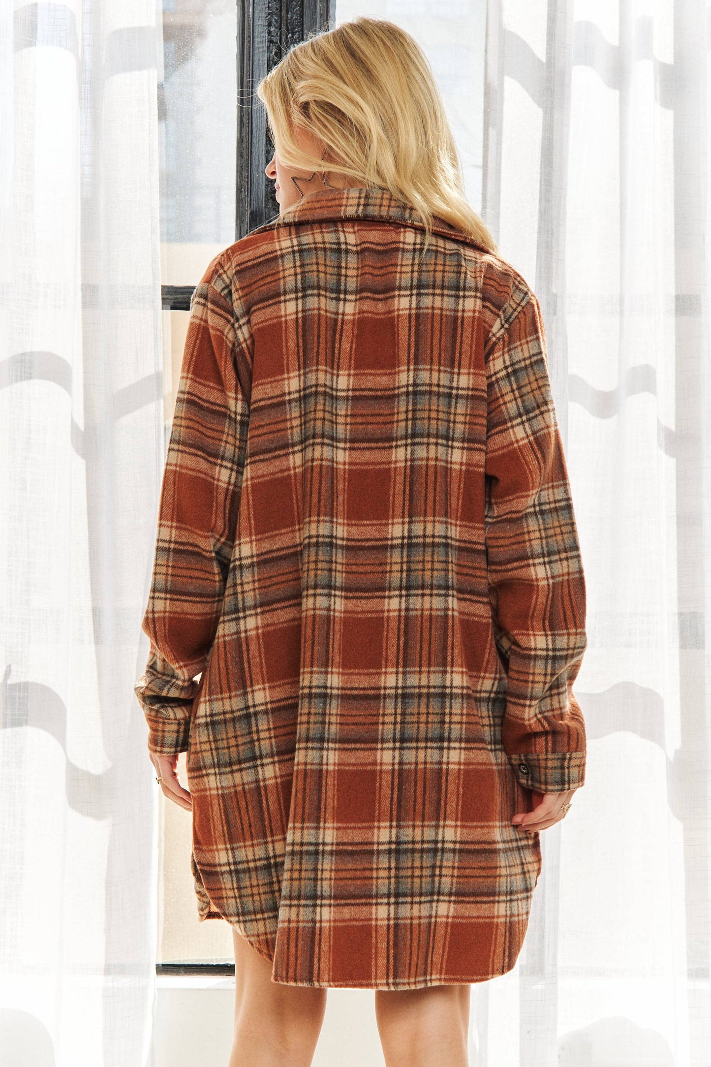 Kira Flannel Shacket