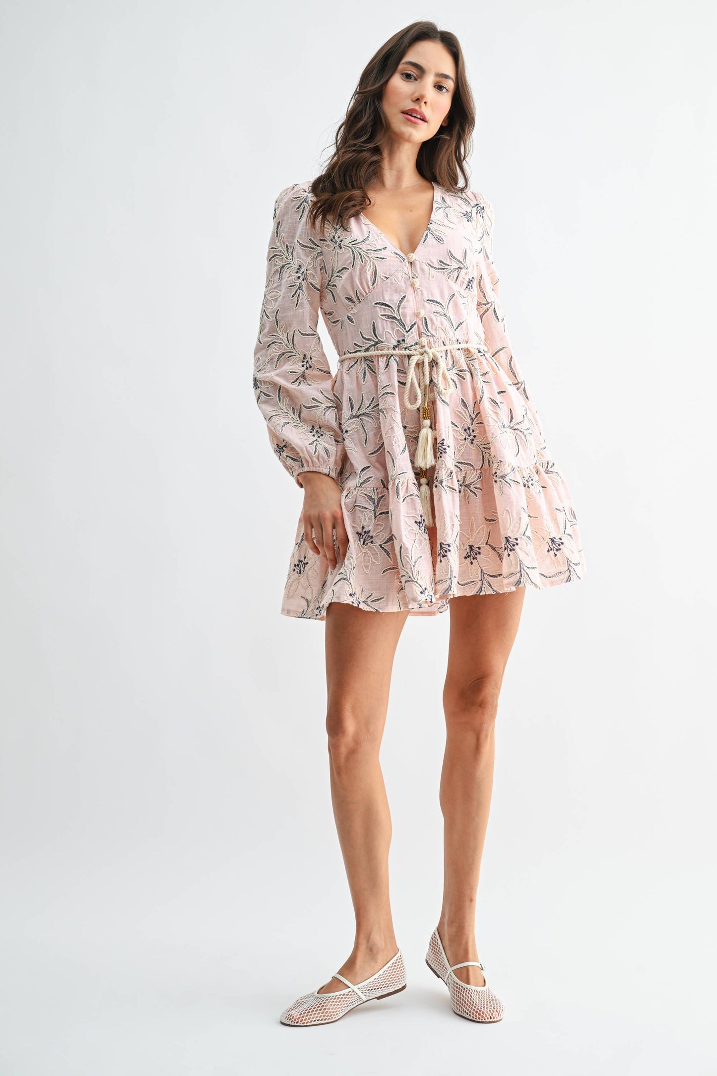 Tessa Embroidered Floral Dress