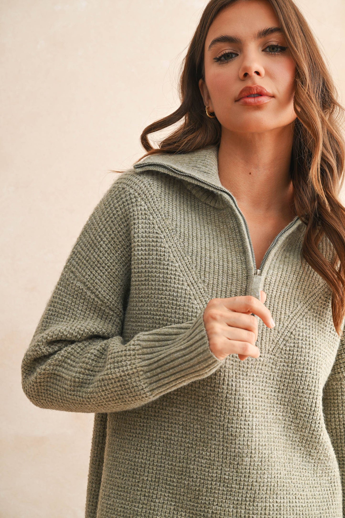 Zara Waffle Knit Sweater