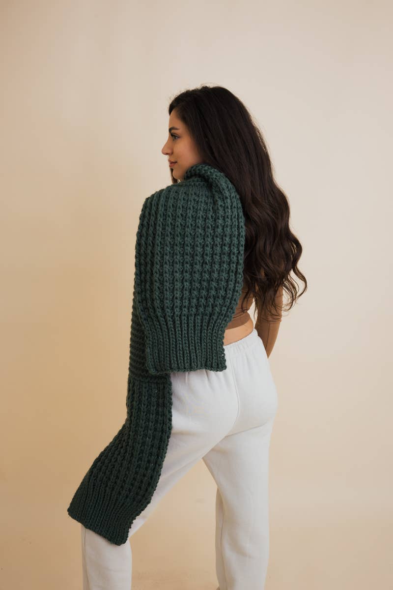 Winter Chalet Waffle Scarf - Three Colors