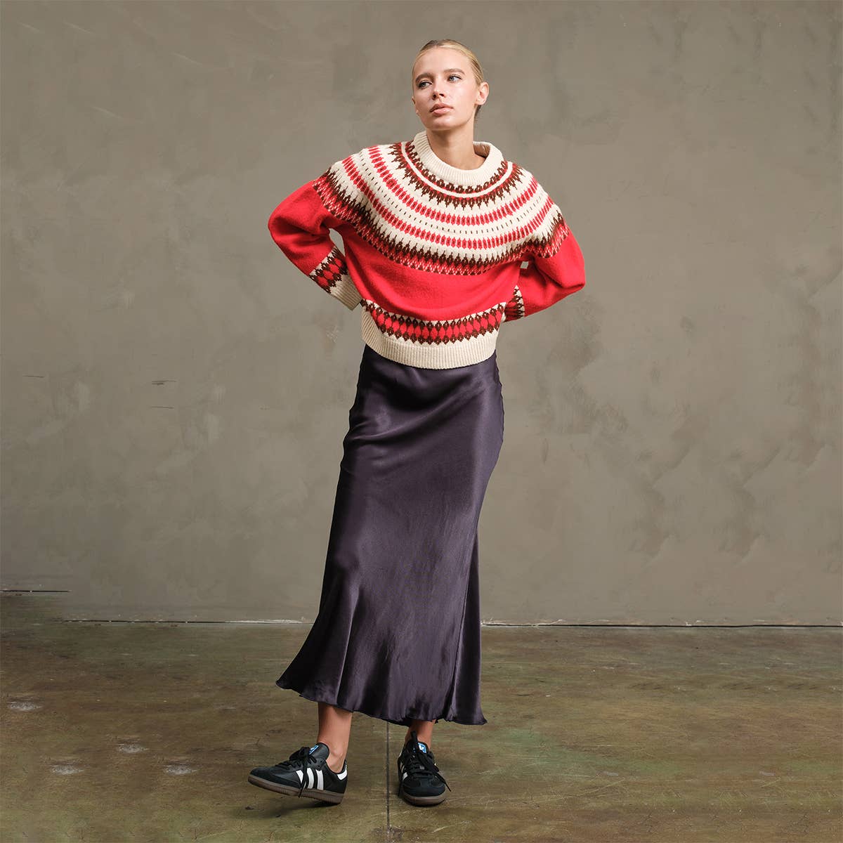 Merry Nordic Pattern Sweater