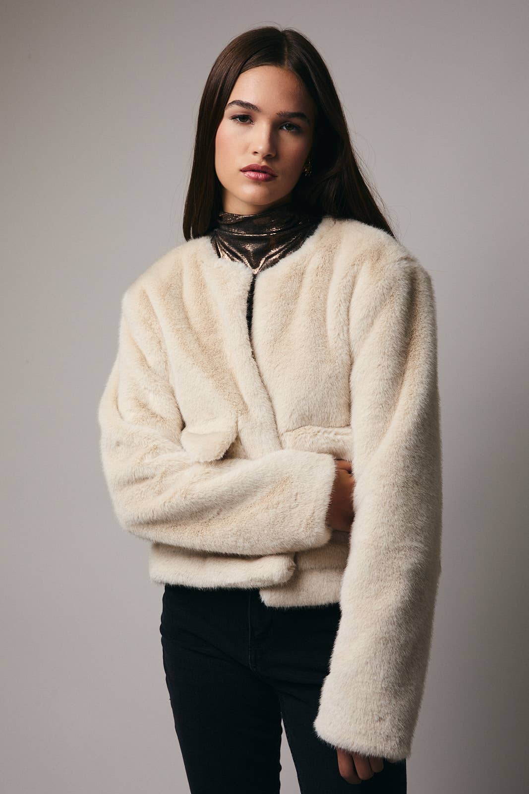Cora Fur Midi Jacket