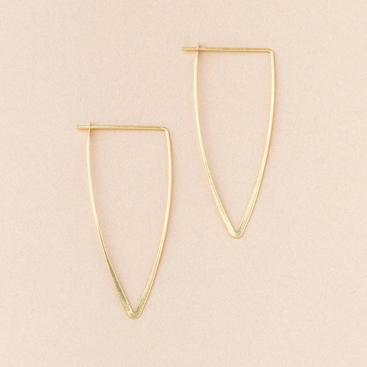 Mischa Triangle Hoops