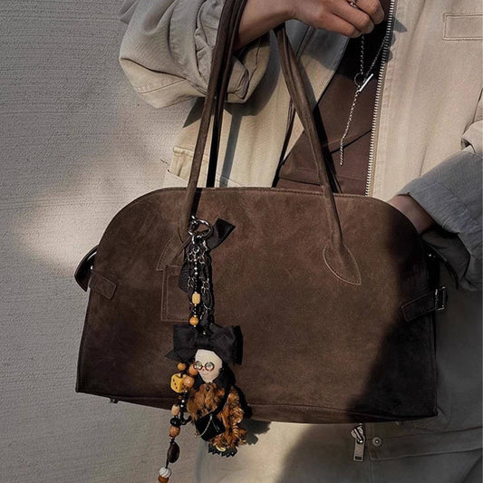 Kaley Suede Vintage Satchel