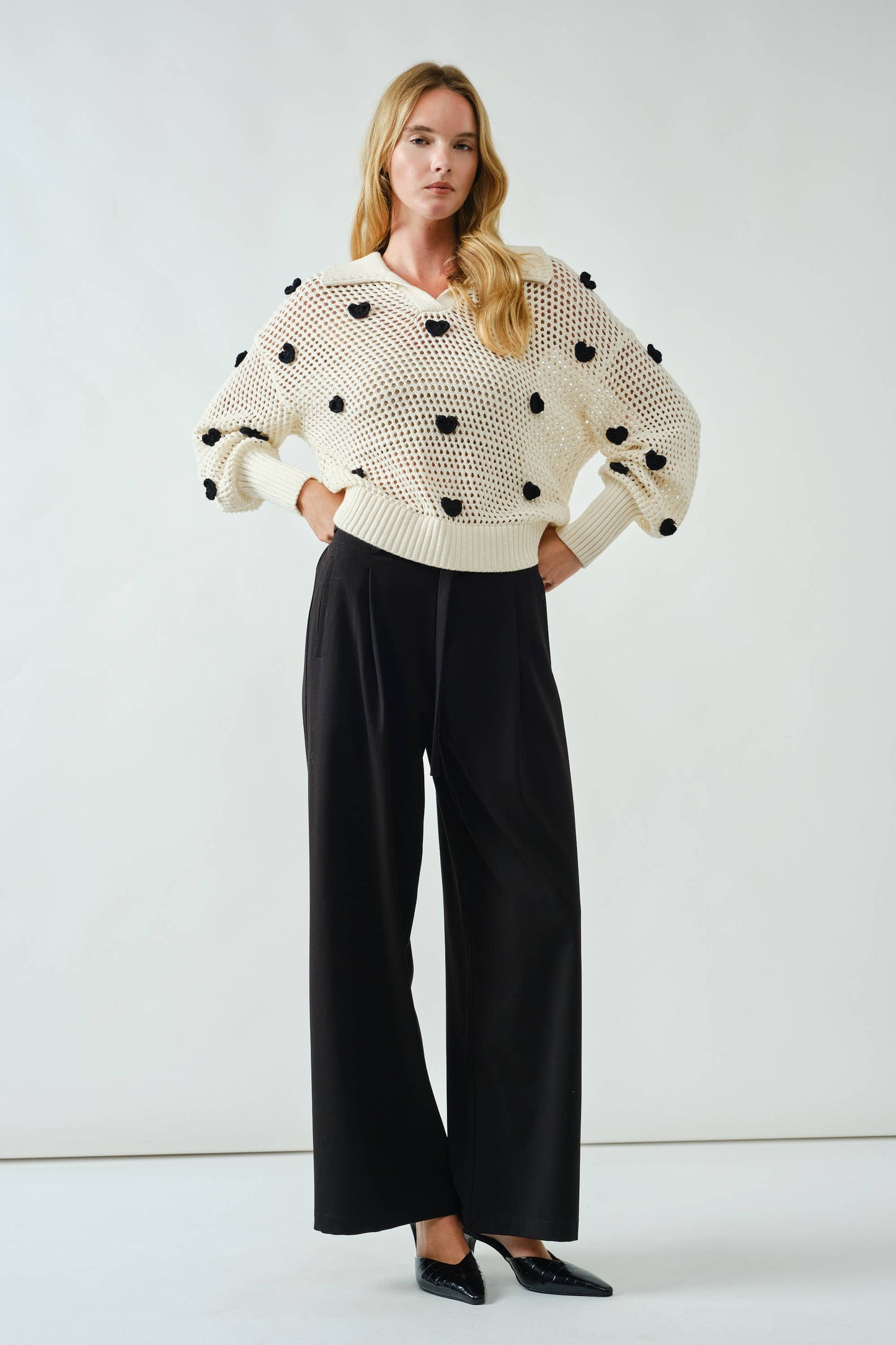 Jules Belted Wide Leg Trousers