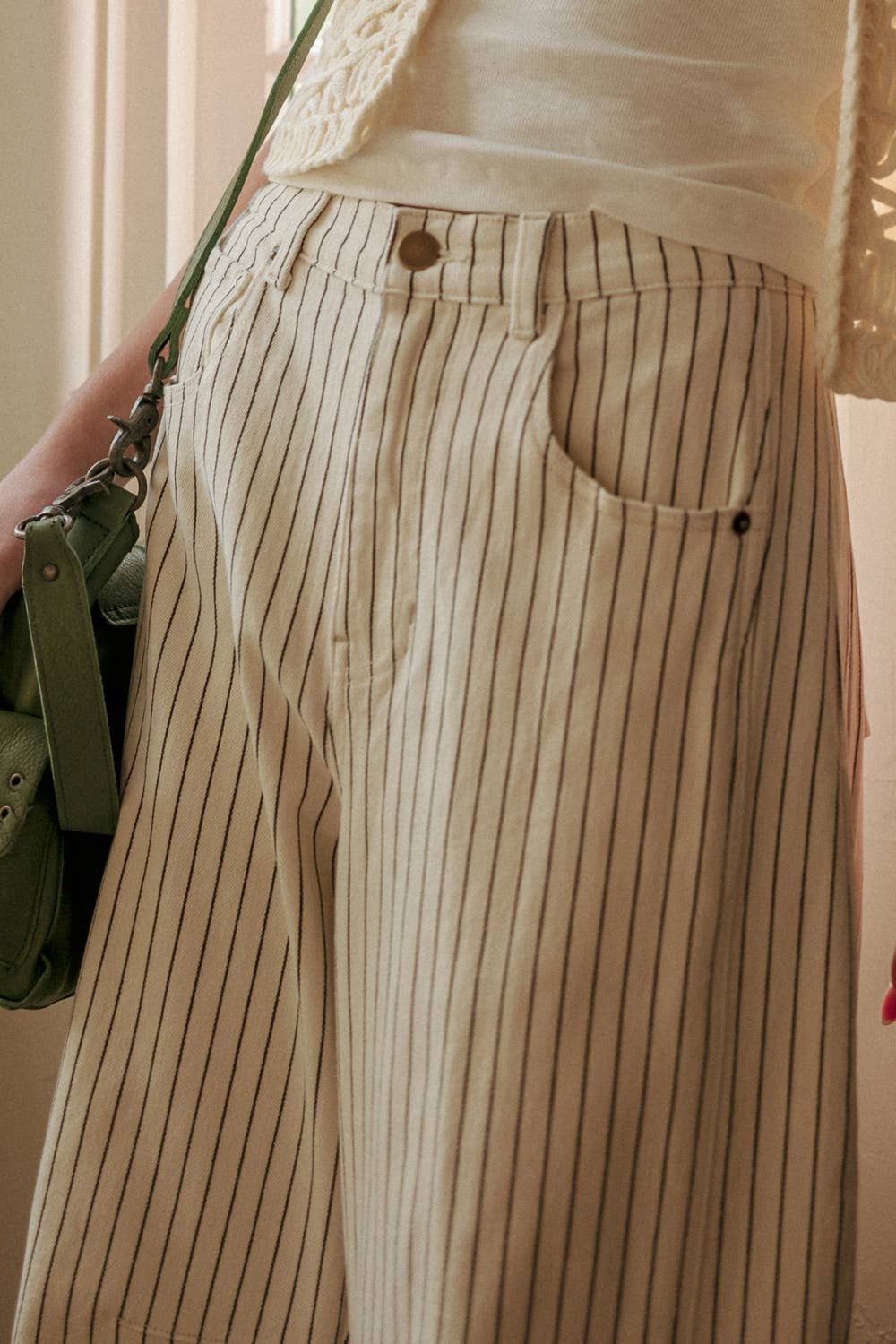 Sloan Pinstriped Pants