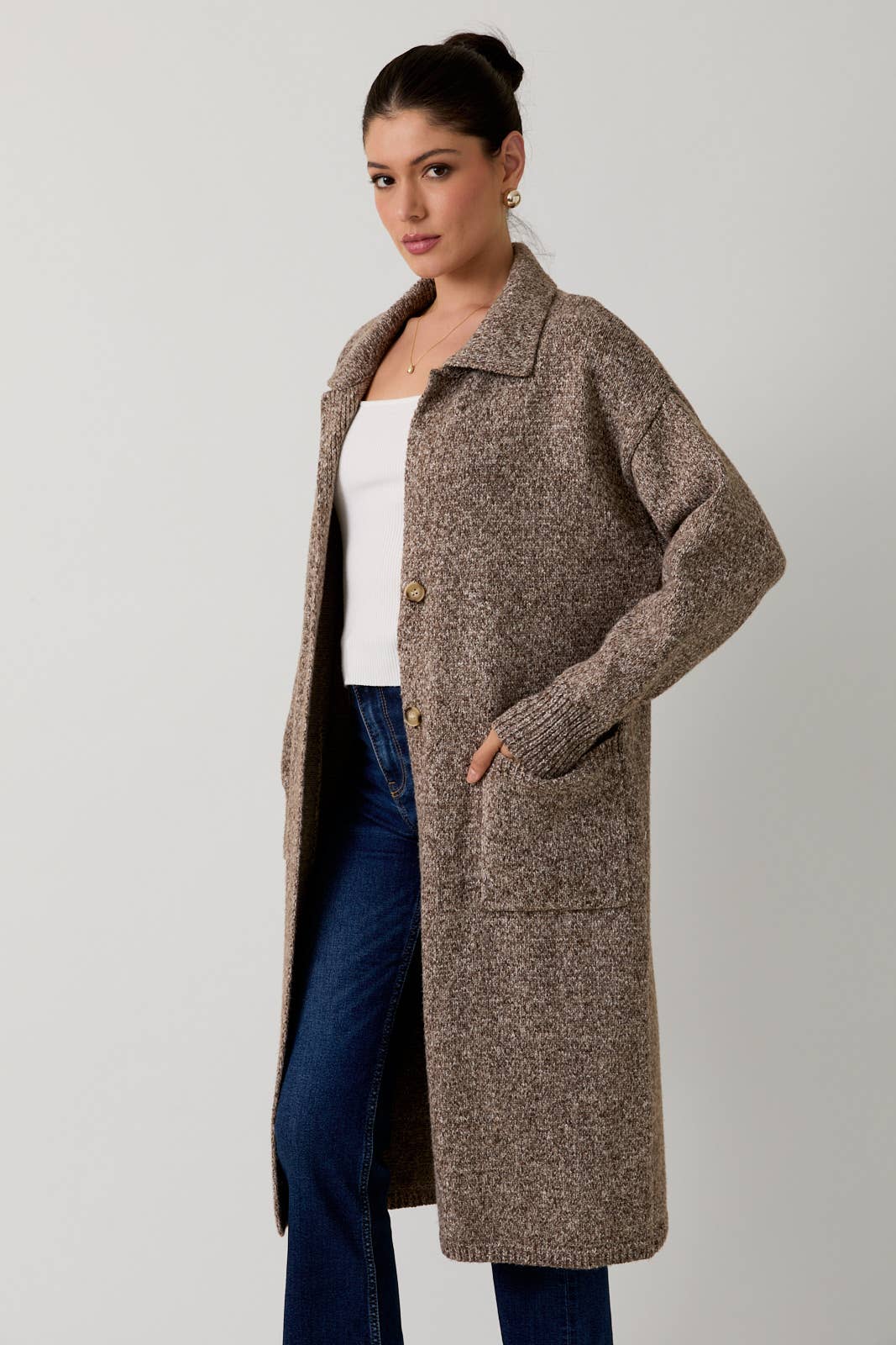 Mischa Maxi Sweater Cardigan Jacket