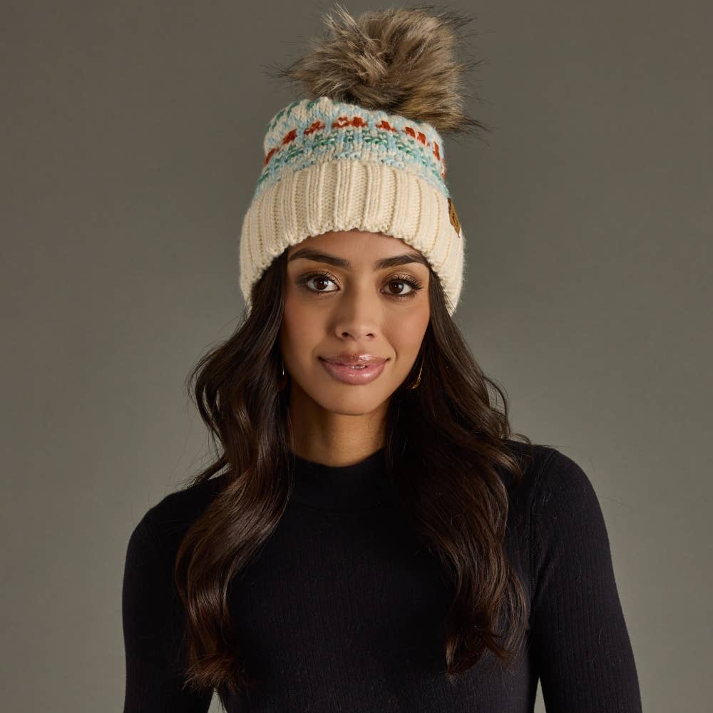 Arctic Pines Fur Pom Hat