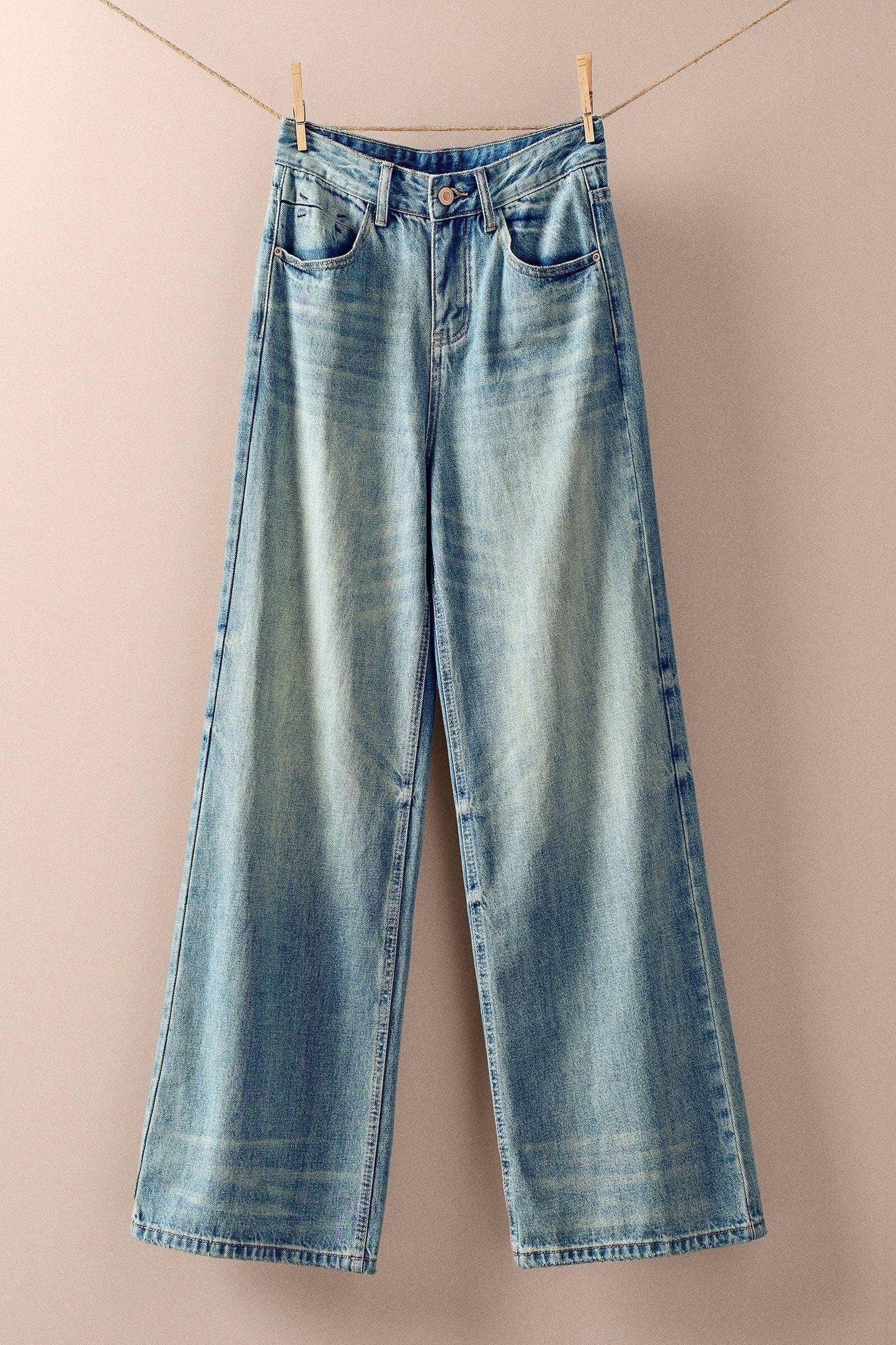 Jolie Vintage Wash Baggy Jeans