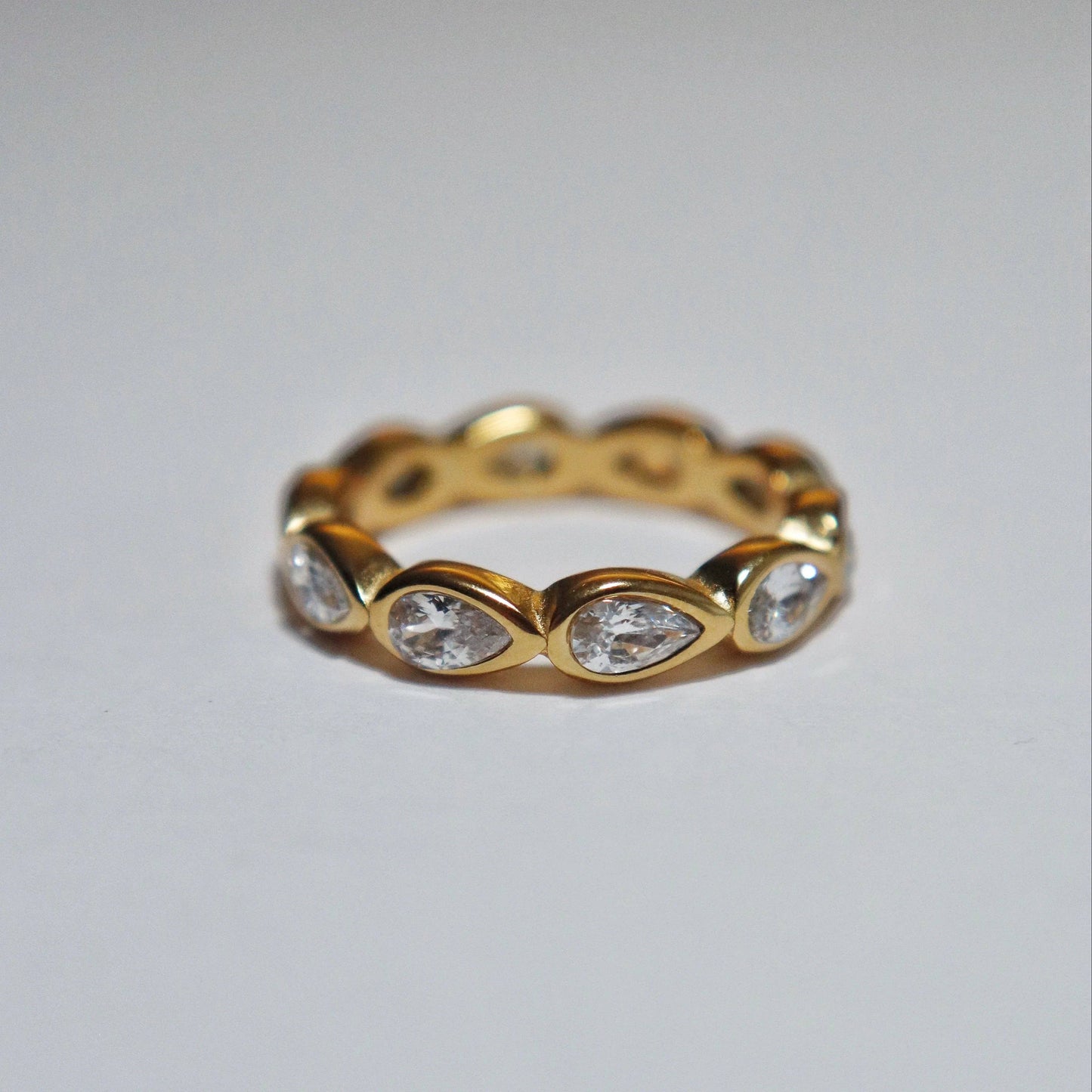 Teardrop Eternity Ring