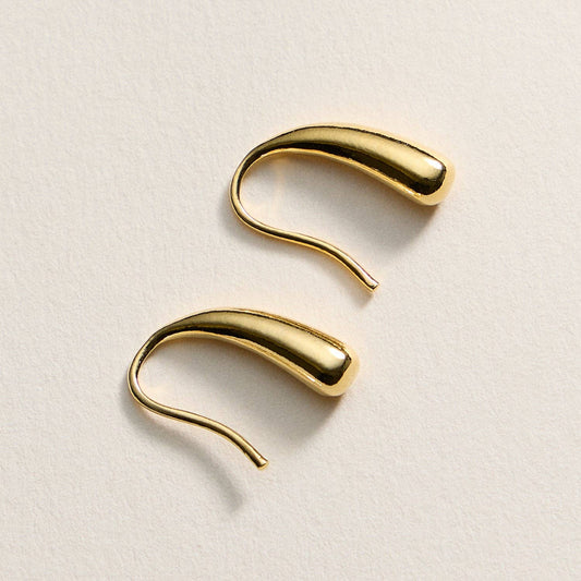 Dahlia Modern Curve Earrings