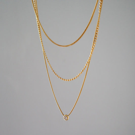 Trinity Layered Necklace