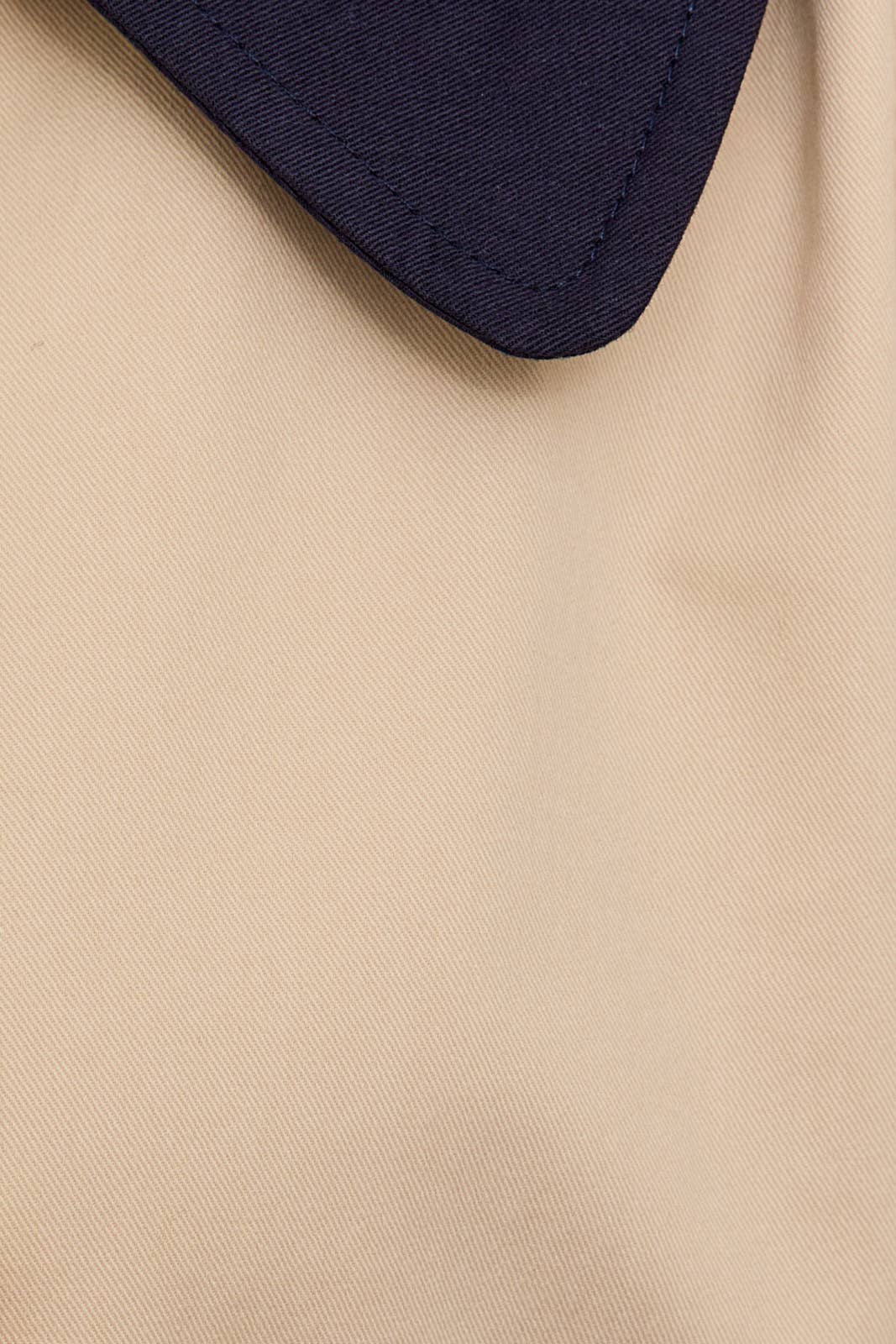 Rya Contrast Collar Trench Coat