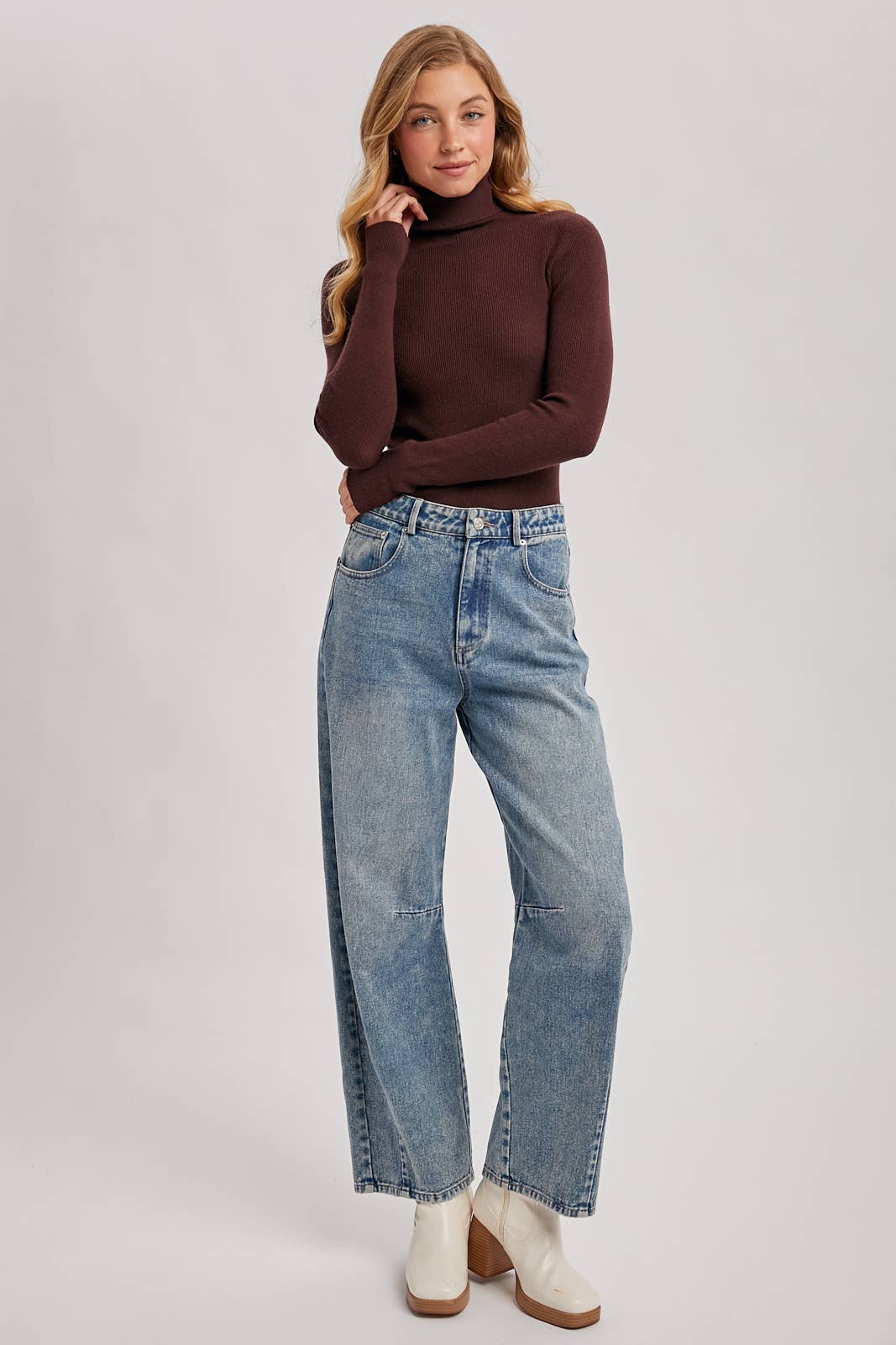 Dana Ribbed Knit Turtleneck - Three Colors