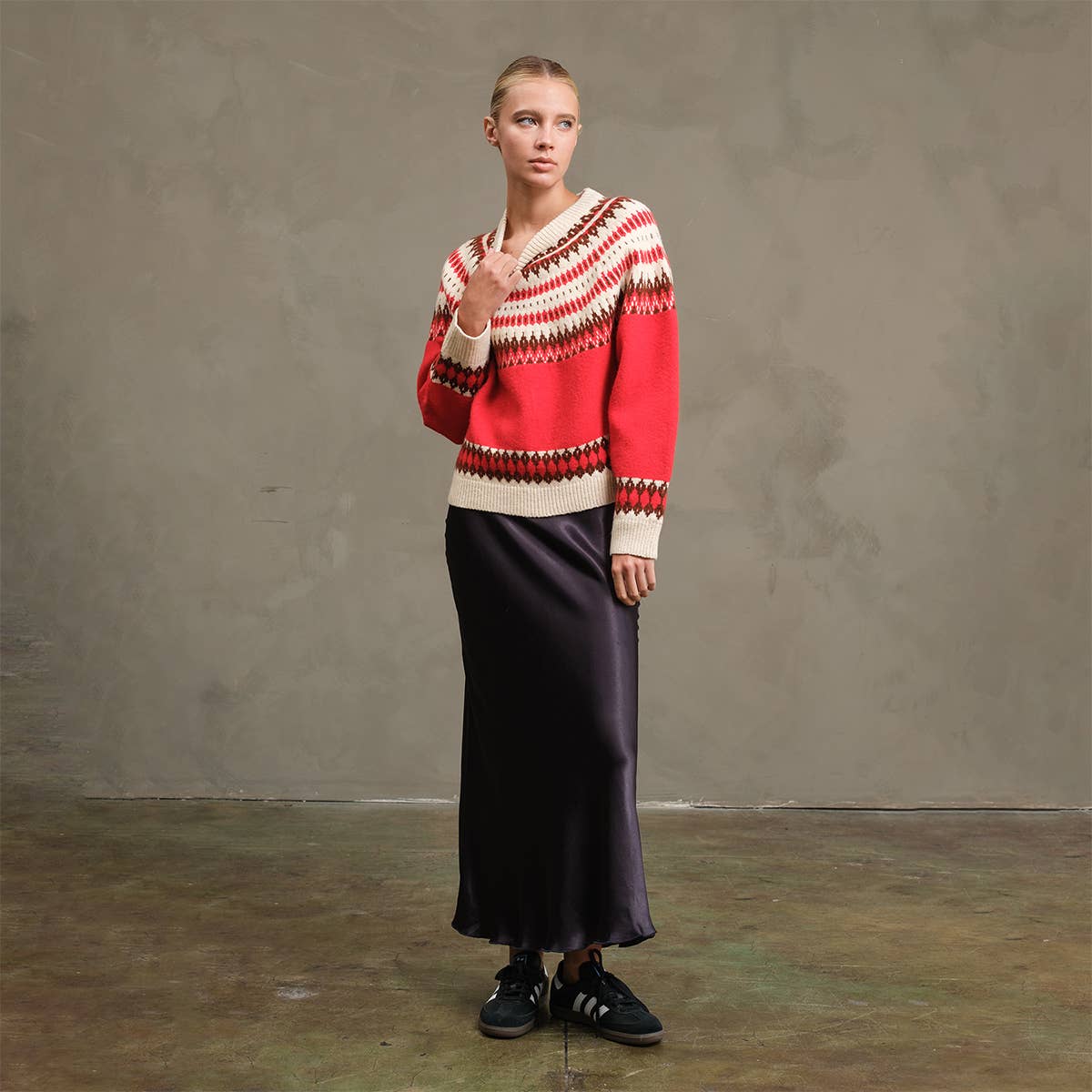 Merry Nordic Pattern Sweater