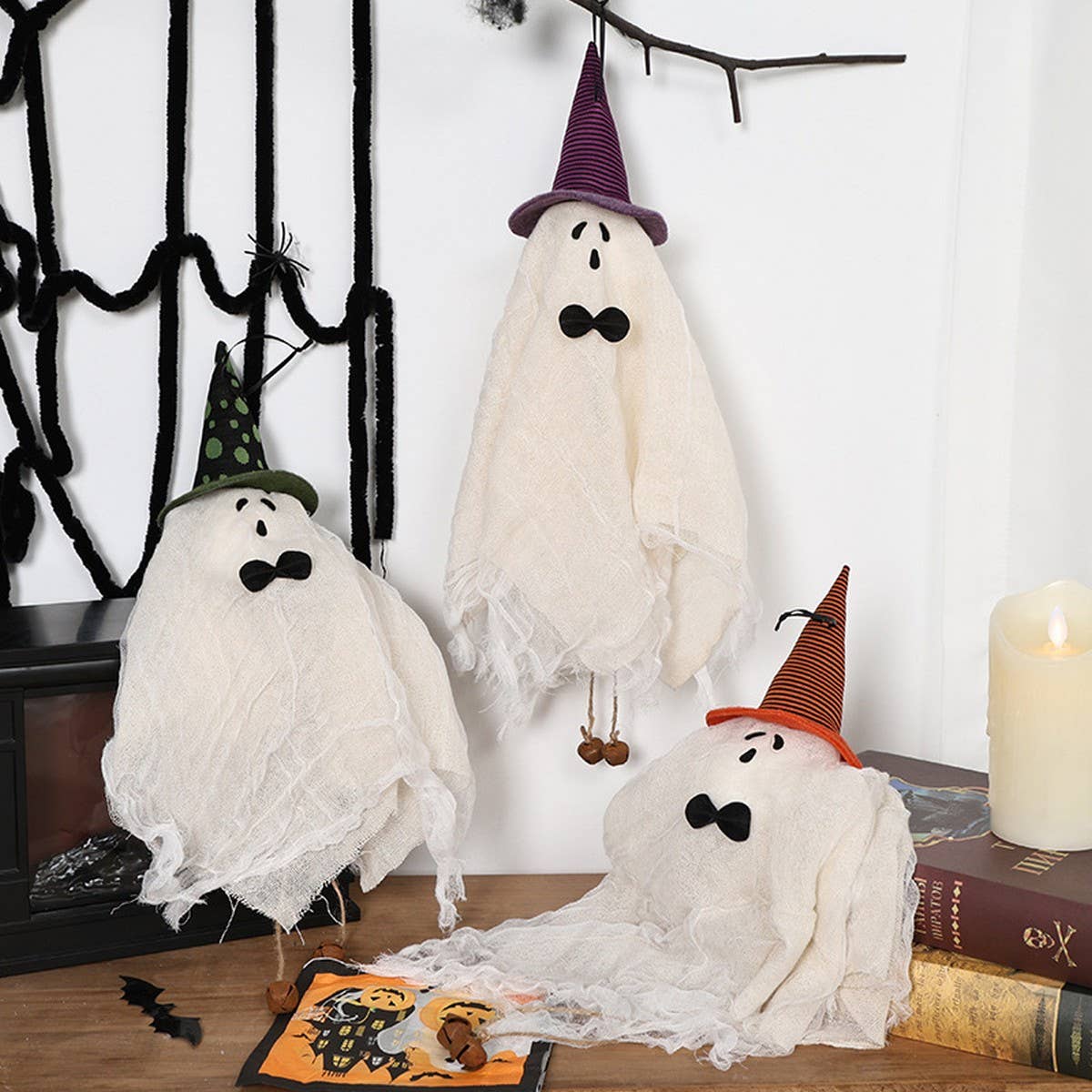 Hanging Witchy Ghost - Two Colors