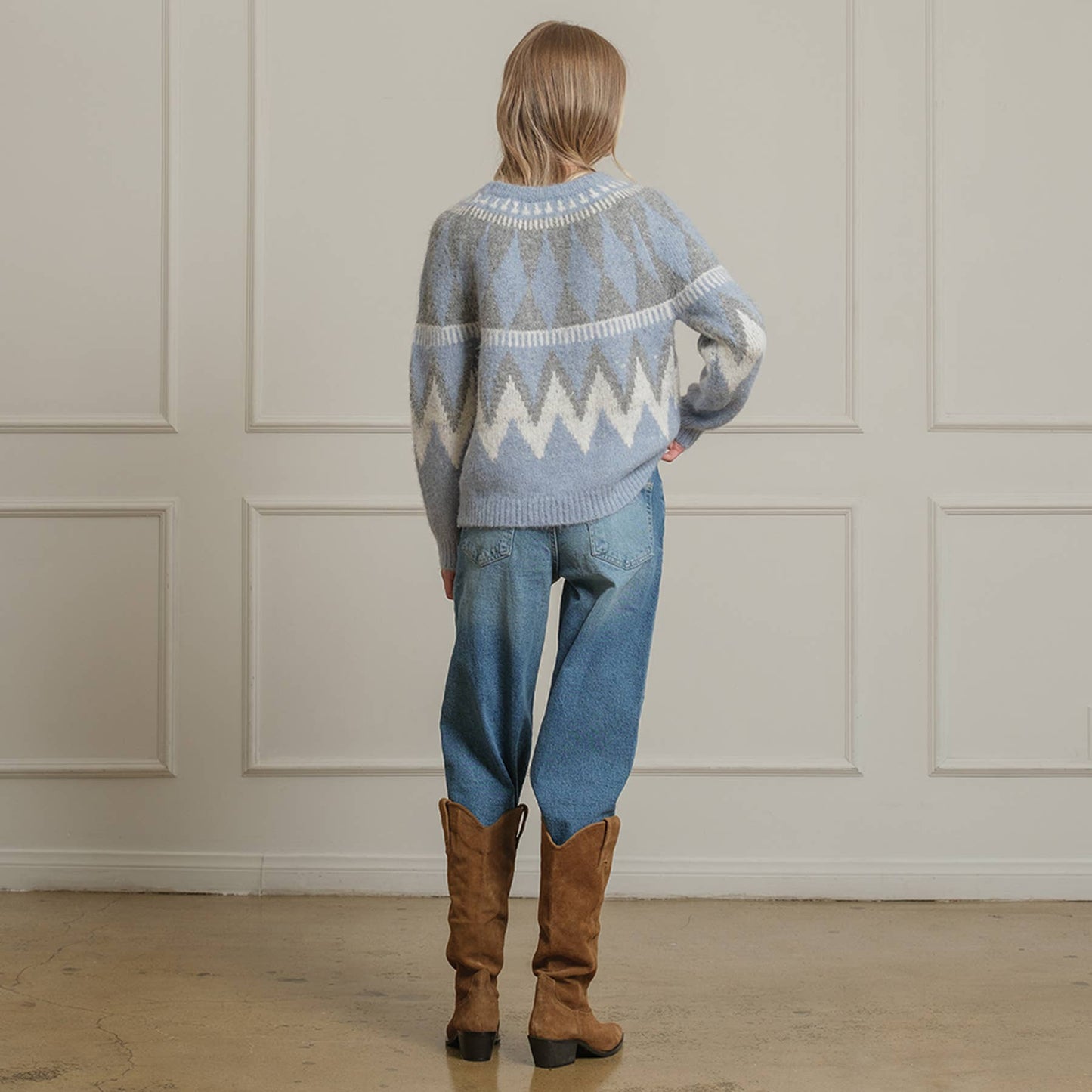 Alpine Diamond Jacquard Sweater