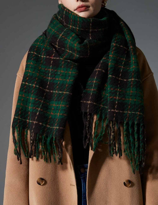 Windsor Plaid Oblong Scarf