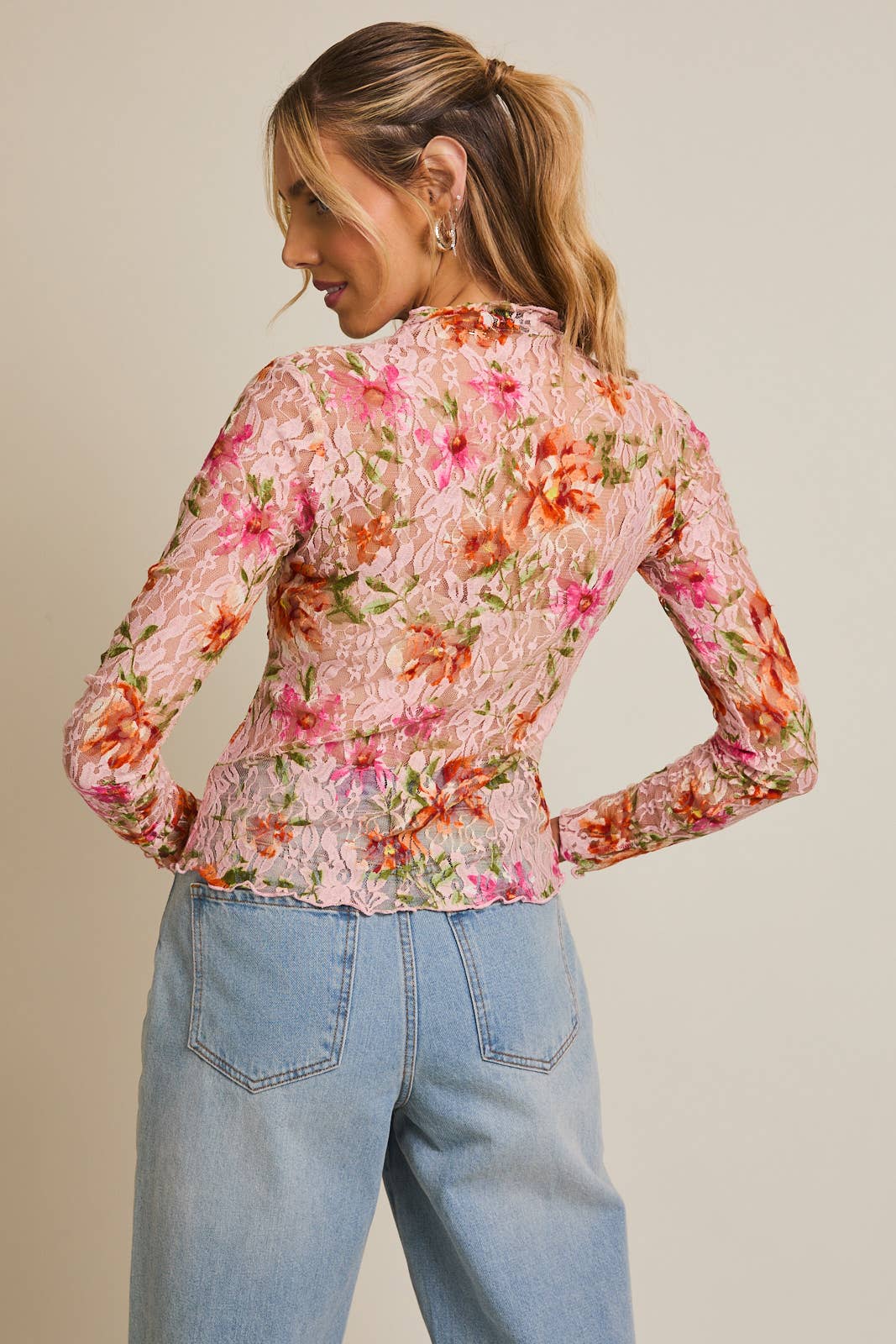Rose Garden Mesh Lace Top