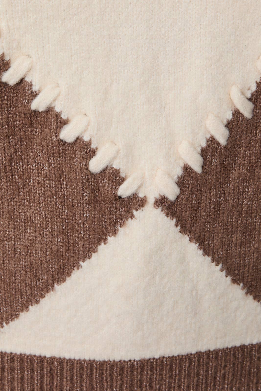 Parker Stitch Argyle Sweater