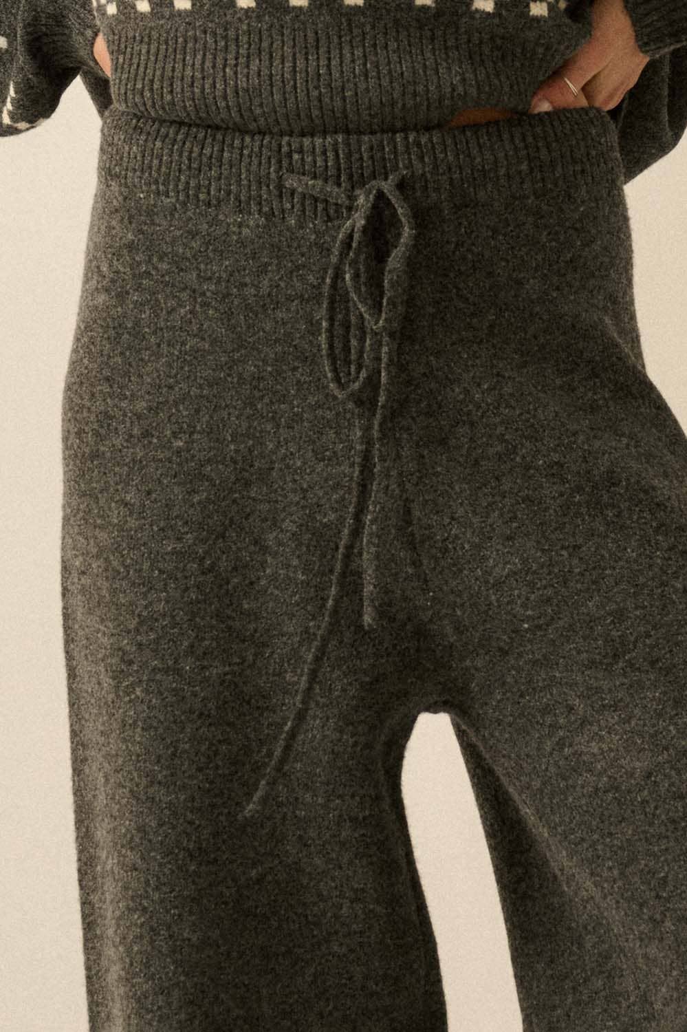Alpine Drawstring Sweater Pants