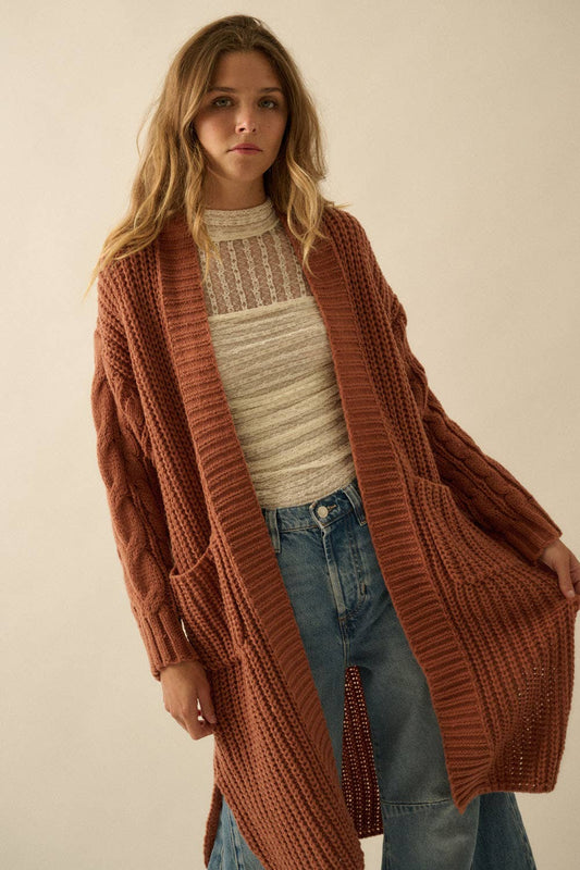Dana Cable Knit Cardigan