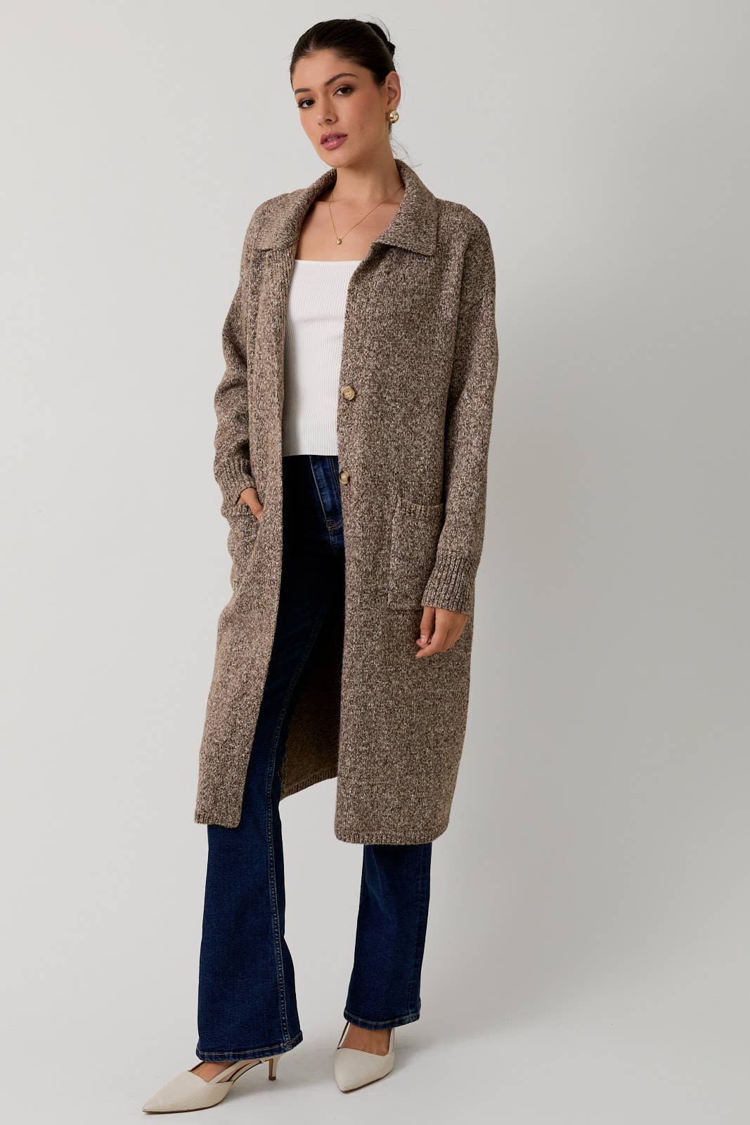 Mischa Maxi Sweater Cardigan Jacket