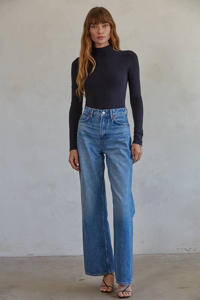 Cora Mock Neck Bodysuit