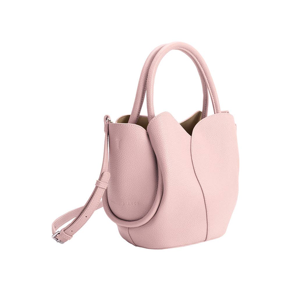 Tulip Top Handle Handbag - Peony