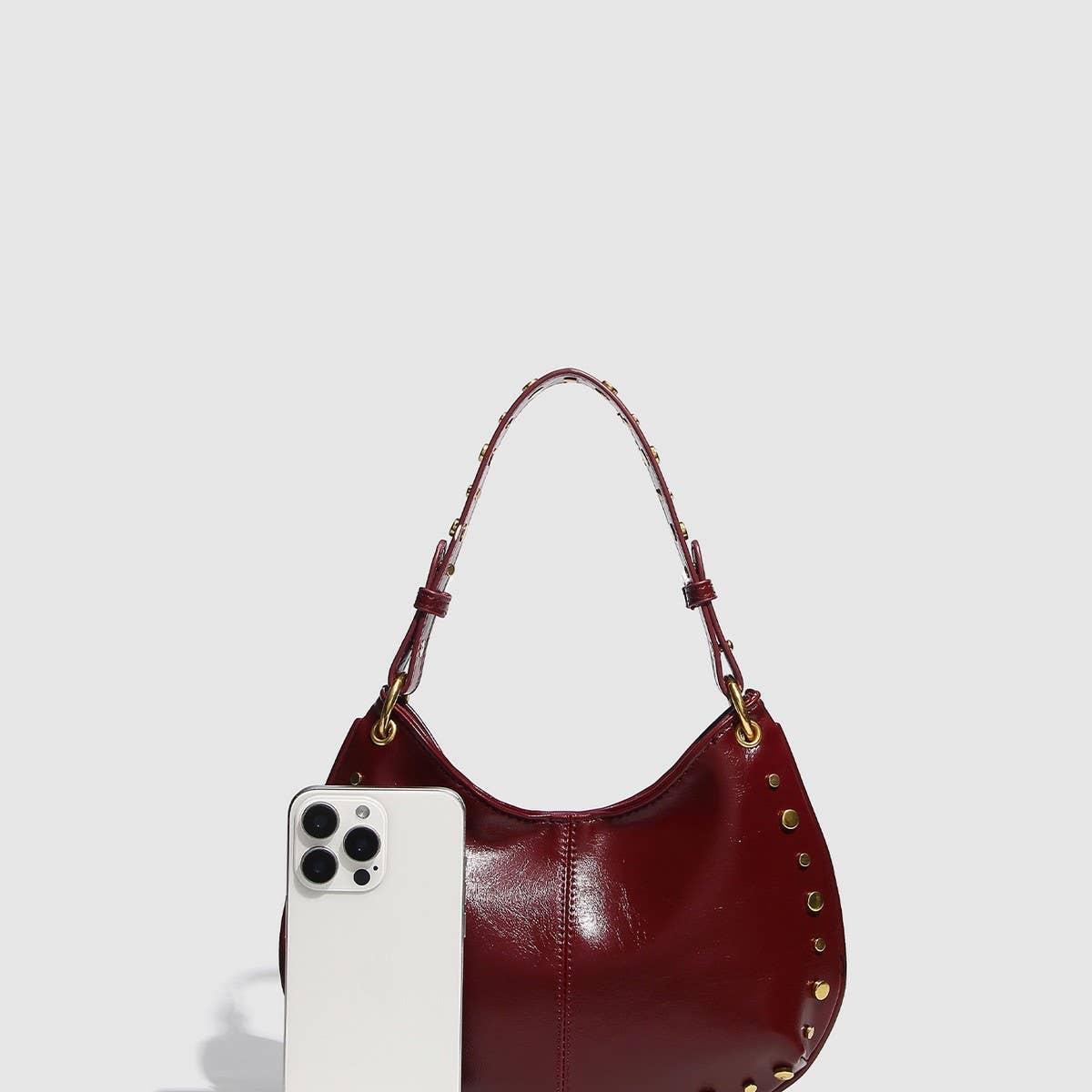 Piper Studded Shoulder Bag