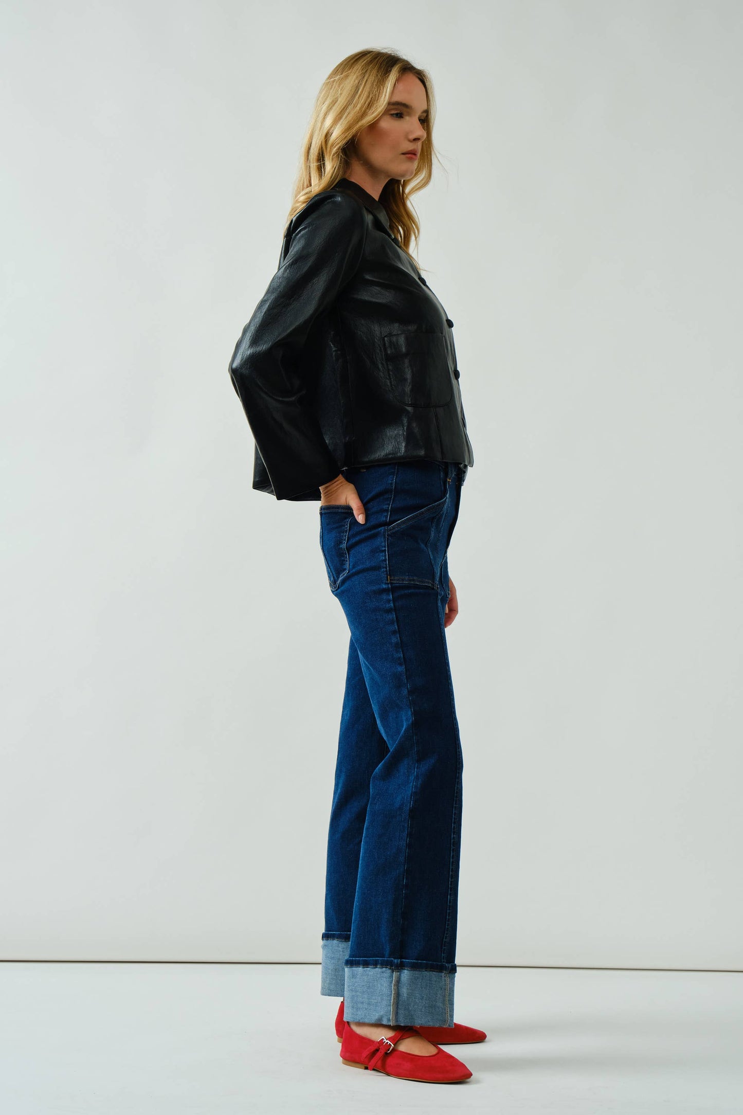 Drea Cuffed Hem Jeans