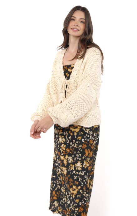 Iggy Chunky Hand Knit Cardigan
