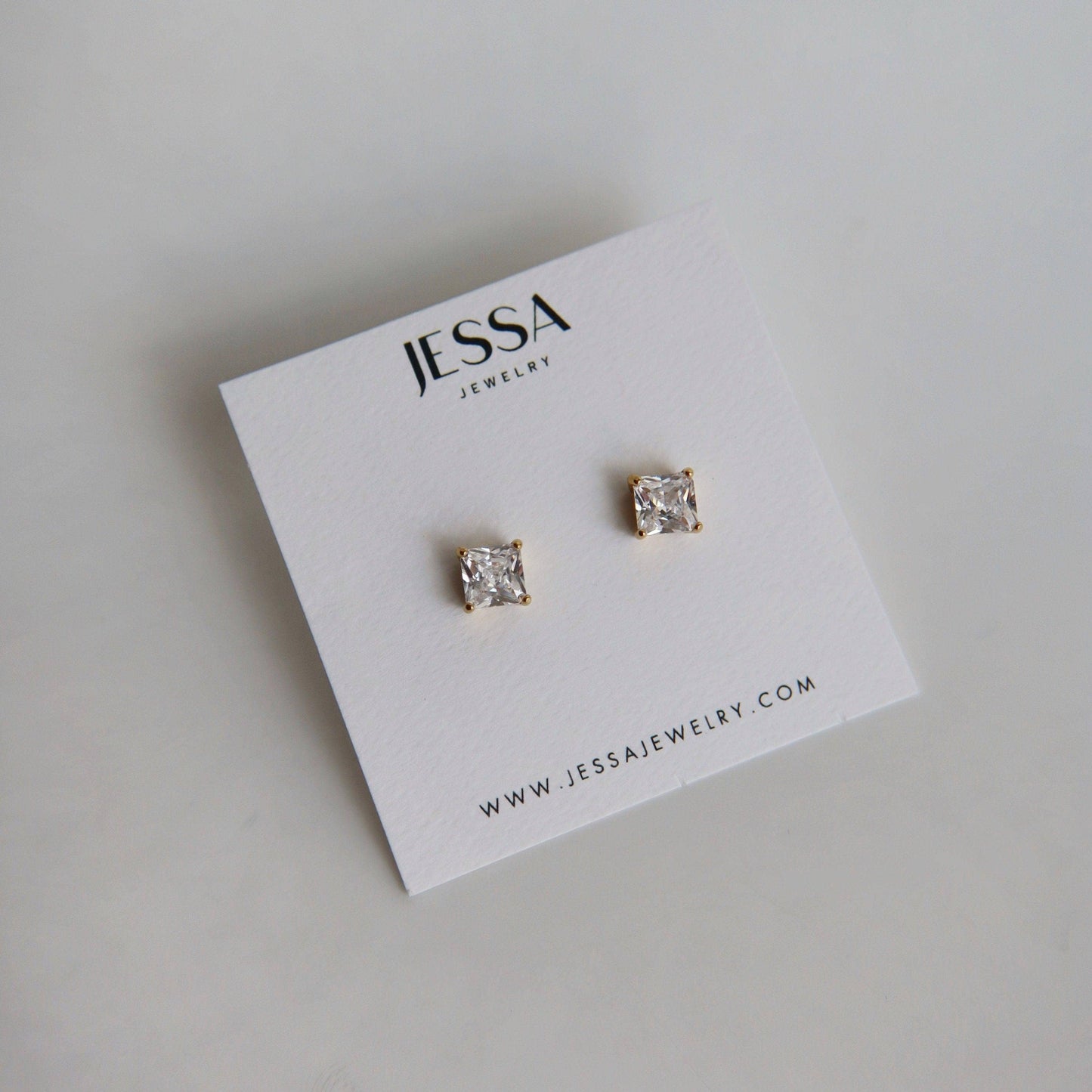 Soho CZ Square Studs