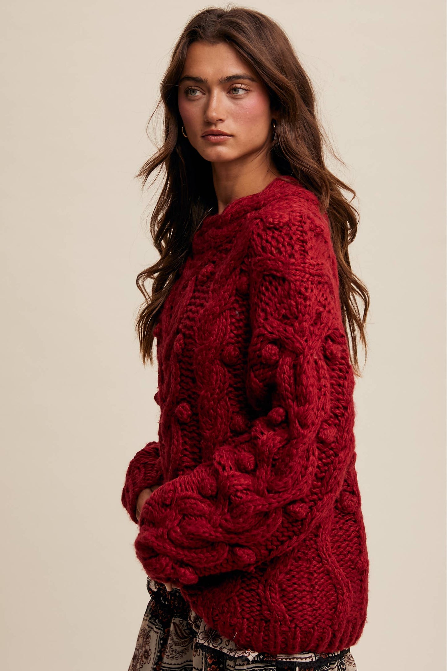 Penelope Chunky Knit Sweater - Two Colors