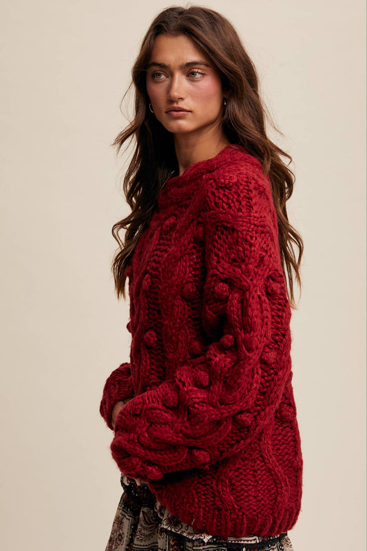 Penelope Chunky Knit Sweater - Two Colors